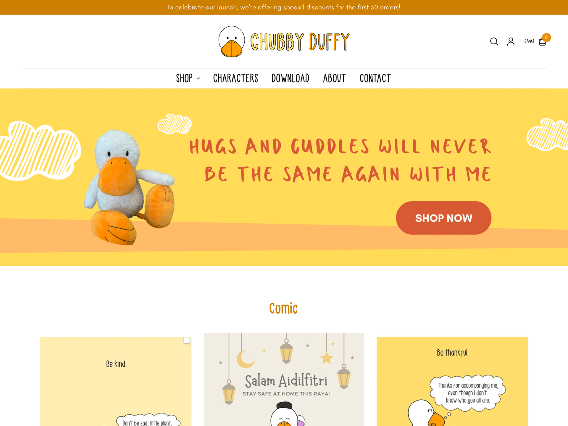 Chubby Duffy website